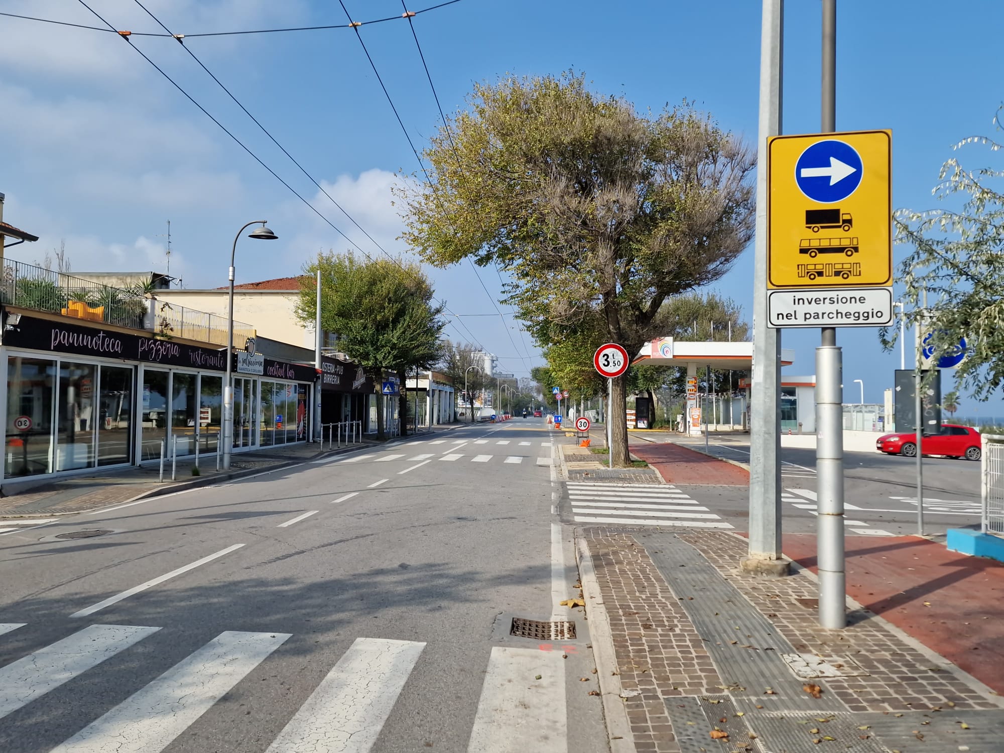 Il ponte di viale D'Annunzio a Riccione